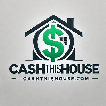 We buy ugly houses fast for cash! cashthishouse.com logo | a house with money sign inside with cash this house banding underneath
